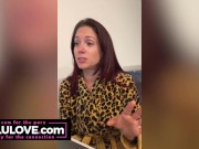 Big boobs babe gives behind porn scenes peek of daily life of doing customs & hobbies & how she spends her day - Lelu Love 6/16