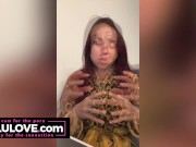 Big boobs babe gives behind porn scenes peek of daily life of doing customs & hobbies & how she spends her day - Lelu Love 8/16