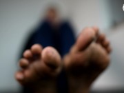 Dirty feet from barefoot walking (POV dirty feet, dirty bare feet, foot goddess, sexy soles toes) 11/16