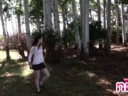 Lesbian Nina Outdoor Tease 1/16