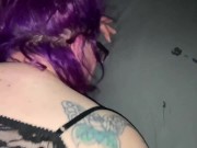 Stepsister takes rough doggy creampie 2/16