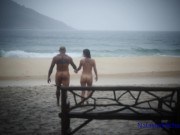 Public Beach Fuck - Real Amateur Couple - Renewing Vows and Beach Sex