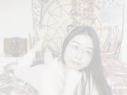 Ersties - Cute Babe From China Rubs Her Shaved Pussy Before Grabbing a Dildo 14/16