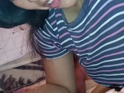 Sexo real con latina en casa,  me cabalga hasta sacar todo el semen OF Couplegoalssex69 11/16