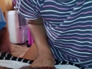 Sexo real con latina en casa,  me cabalga hasta sacar todo el semen OF Couplegoalssex69 8/16