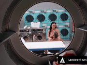 MODERN-DAY SINS - MILF Jennifer White Almost Caught Getting CREAMPIED By Charles Dera In Laundromat 14/16
