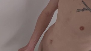 A quick little tinkle that led to a nice cum shot hehe