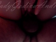 La mia figa larga e pelosa viene scopata in primo piano a pecorina! Amatoriale italiano - Plug anale 15/16