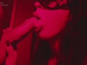 Burning passion: Sucking Cock in Red Light 9/16