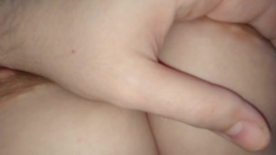 Home Alone in Bed with Stepbrother, Horny and Made Him Touch My Hot Body