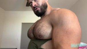 Muscle Hunk Chest Worship and Pec Bouncing