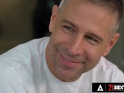 Cutie Girl Gets Sticky Facial After Being DP 1/16