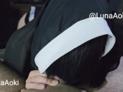 Naughty big titty goth girl uses her mouth and big boobs to make you cum! 8/16