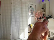 HOMEMADE sex. My blonde neighbor is an expert at RIDING my cock and giving me BLOWJOBS 5/16