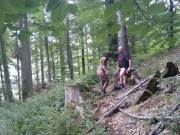 Slut wife in Bunny mask dehumanized herself outdoors 10/16