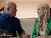 SWEET SINNER - Derrick Pierce Works Late With His Sexytary Kay Lovely Who Constantly Flirts With Him 1/16