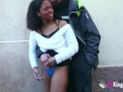 Cute amateur black babe is desperate for trying porn! 8/16