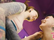 Alternative lesbians FIRST TIME fucking with toys in front of camera - ANAL, real orgasm, toys (goth, punk, alt porn) ZF044 5/16