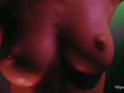 WOWGIRLS Hottest model with perfect boobs Sonya Blaze oiling herself and teasing us in this solo video 8/16