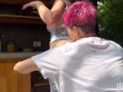 QUE RICO DESAYUNO! se levantó cachonda a darme lengua 15/16