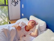 QUE RICO DESAYUNO! se levantó cachonda a darme lengua 3/16