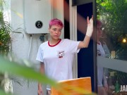 QUE RICO DESAYUNO! se levantó cachonda a darme lengua