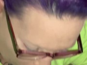 Stepmom sucks sons cock and swallows his load 10/16