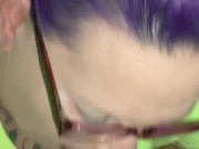 Stepmom sucks sons cock and swallows his load 7/16