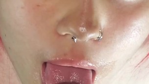 Deliciosa lechita para mi boca, amateur Cumshot