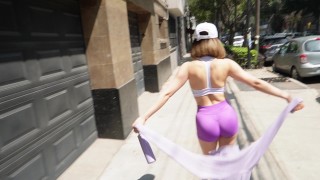 Paseo con Jocessita por la cdmx y le rompo el culo en mi ...
