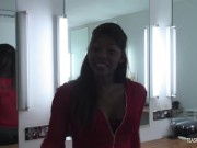 Once Lexi and her friend strip and their booties get exposed interracial group sex begins 1/16