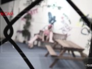 Once Lexi and her friend strip and their booties get exposed interracial group sex begins 2/16