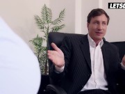 Slutty Secretary July Johnson Wants To Taste Her Boss' Massive Cock - LETSDOEIT 2/16