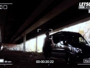 Busty Brunette Luisa Has Her Trimmed Twat Banged By Massive Cock - LETSDOEIT 5/16