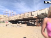 Latina Chick Blondie Fresser Raunchy Ass Fuck With Massive Dick Outdoors - LATINA MILF 4/16