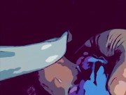 Alien pussy drains cartoon cock 11/16