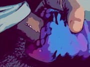 Alien pussy drains cartoon cock 3/16