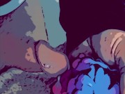 Alien pussy drains cartoon cock 7/16