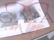 DIRTY MILF SECRETARY ep.2 - Boss's Coffee Turned Into Extreme Piss, Cum and Blowjob Forgiveness 1/16