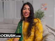 Step Daughter Jasmine Sherni Feels Weird About Her New Stepdad Feeling Up Her Tits And Ass -DadCrush 9/16