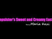 Temptress Maria Kazi Lures Stepbro to Get His Cream Filling for Her Easter Egg - S10:E10 1/16