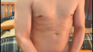 Horny Twink Jerks Off Big Dick