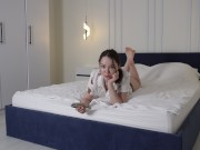 Stepsister got bored and found the SEX ACTIONS app to get laid - Deluxe_Bitch 1/16