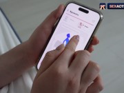 Stepsister got bored and found the SEX ACTIONS app to get laid - Deluxe_Bitch 2/16