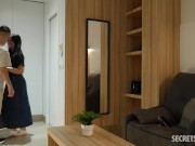 My neighbor was horny and called me to fuck before her boyfriend arrives 1/16