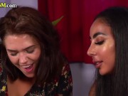 CFNM British ladies jerk dick in 3some 9/16