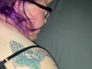 Sleepover with stepsis gets naughty and ends with her getting a cream pie 13/16