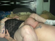 Sleepover with stepsis gets naughty and ends with her getting a cream pie 3/16