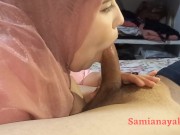 شوف كيف تتمصو ليه فديو محجبة قحبة من بني ملال مع صاحب راجها لي داير حالة😱🔥🇲🇦 7/16