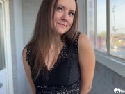 Cock sucking on a balcony 11/16